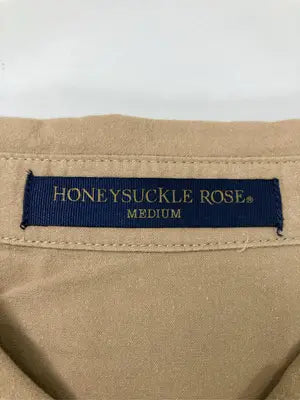 HONEYSUCKLE ROSE/ハニーサックルローズ/シャツワンピース/ワンピース/ドレス/ブラウン/MEDIUM