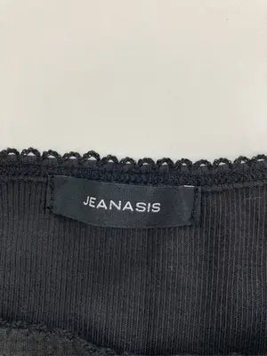 JEANASIS/ジーナシス/Tシャツ/カットソー/トップス/ブラック/F