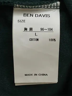 BEN DAVIS/ベンデイビス/Tシャツ/カットソー/トップス/グリーン/Large