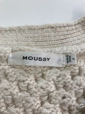 MOUSSY/マウジー/カーディガン/ボレロ/トップス/アイボリー/F