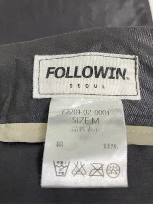 FOLLOWIN/フォロウィン/その他パンツ/パンツ/ブラック/M