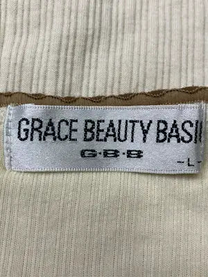 GRACE BEAUTY BASIC/Tシャツ/カットソー/トップス/アイボリー/L