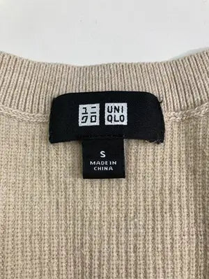 UNIQLO/ユニクロ/ノースリーブ/トップス/ベージュ/S