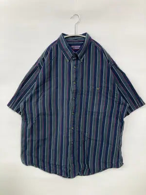 ROUNDTREE &YORKE/ラウンドツリーアンドヨーク/シャツ/ブラウス/トップス/ブルー/XL