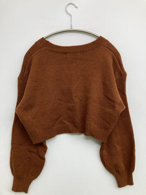 yolo/ヨロ/ニット/セーター/トップス/ブラウン