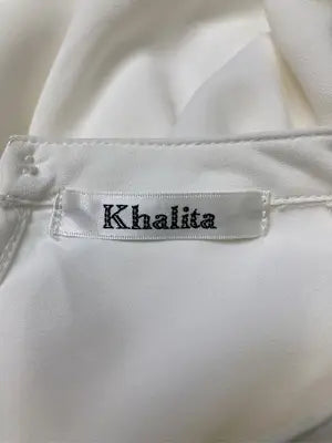 KHALITA/ハリータ/シャツワンピース/ワンピース/ドレス/ホワイト/L