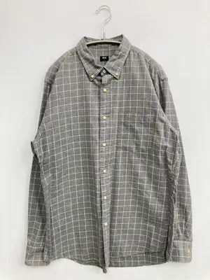 UNIQLO/ユニクロ/シャツ/ブラウス/トップス/グレー/L