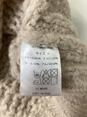 LE MORE/ルモア/ニット/セーター/トップス/ベージュ/F
