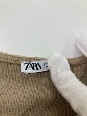 ZARA/ザラ/Tシャツ/カットソー/トップス/ブラウン/EUR M