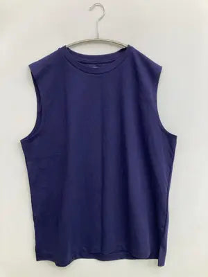 UNIQLO/ユニクロ/ノースリーブ/トップス/ネイビー/XL
