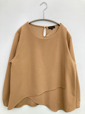 ESPRITMUR/エスプリミュール/シャツ/ブラウス/トップス/ベージュ/LL