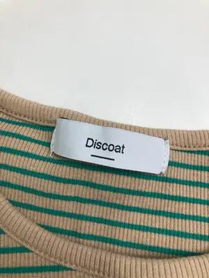 Discoat/ディスコート/Tシャツ/カットソー/トップス/ベージュ/F