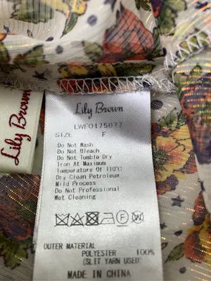 Lily brown/リリーブラウン/シャツワンピース/ワンピース/ドレス/ブラウン/F