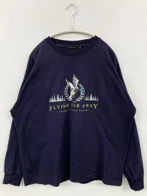 niko and .../ニコアンド/Tシャツ/カットソー/トップス/ネイビー/M