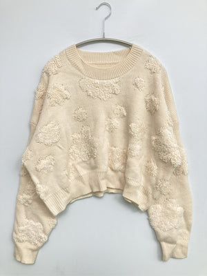 JUNOAH/ジュノア/ニット/セーター/トップス/アイボリー/M