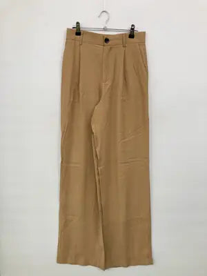 ZARA/ザラ/スラックス/パンツ/ベージュ/USA XS