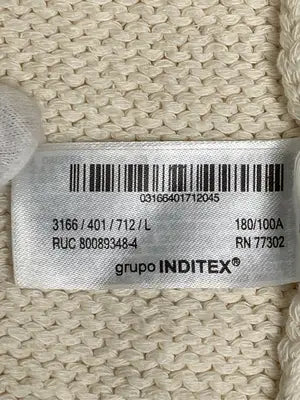ZARA/ザラ/ニット/セーター/トップス/アイボリー/USA L