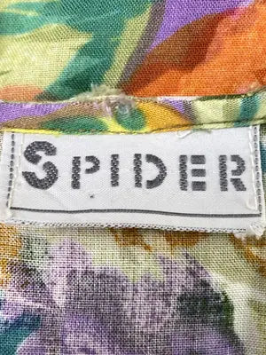 SPIDER/ワンピース/ワンピース/ドレス/オレンジ/S