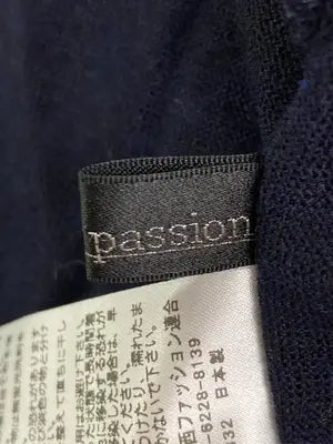 modest passion/Tシャツ/カットソー/トップス/ネイビー/L