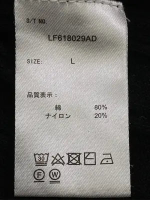 LOWRYS FARM/ローリーズファーム/Tシャツ/カットソー/トップス/ブラック/L