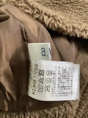 a.v.v/アーヴェヴェ/ブルゾン/ジャケット/アウター/ブラウン