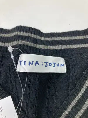 TINA:JOJUN/ティーナジョジュン/ベスト/トップス/ブラック/M