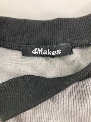 4Makes/フォーメイクス/Tシャツ/カットソー/トップス/ブラック