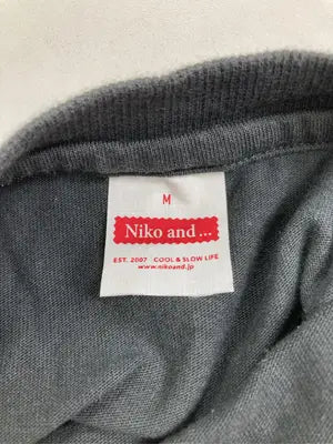 niko and .../ニコアンド/Tシャツ/カットソー/トップス/ブラック/M