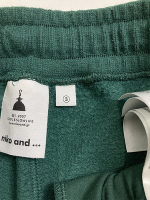 niko and .../ニコアンド/スウェットパンツ/パンツ/グリーン/3