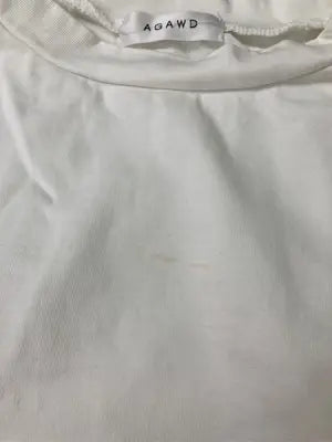 AGAWD/Tシャツ/カットソー/トップス/ホワイト/F