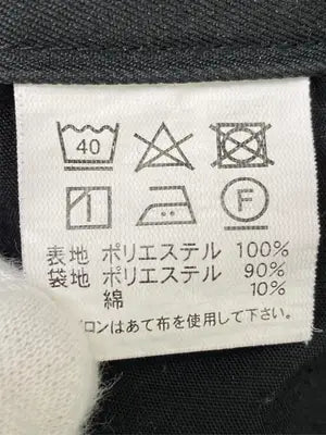 スラックス/パンツ/ブラック