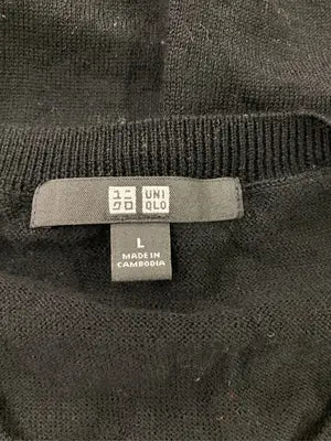 UNIQLO/ユニクロ/ニット/セーター/トップス/ブラック/L