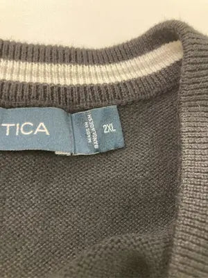 NAUTICA/ノーティカ/ニット/セーター/トップス/ブラック/2XL