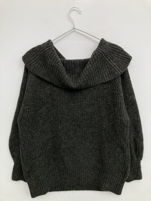 ニット/セーター/トップス/ブラック/L