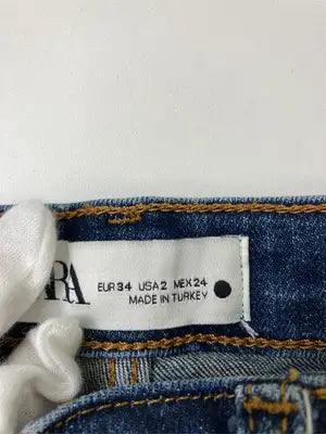 ZARA/ザラ/デニムパンツ/パンツ/ネイビー/EUR 34 / USA 2 / MEX 24