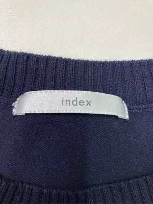index/インデックス/ニット/セーター/トップス/ネイビー/M