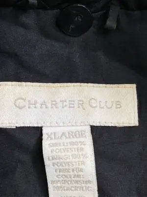 CHARTER CLUB/チャータークラブ/ブルゾン/ジャケット/アウター/ブラック/XLARGE