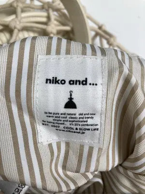 niko and .../ニコアンド/ショルダーバッグ/バッグ/アイボリー