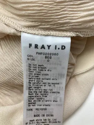 FRAY I.D/フレイアイディー/ワンピース/ワンピース/ドレス/ベージュ/0