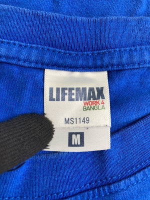 LIFEMAX/ライフマックス/Tシャツ/カットソー/トップス/ブルー/M