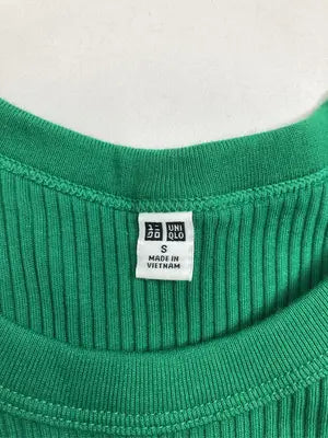 UNIQLO/ユニクロ/タンクトップ/トップス/グリーン/S
