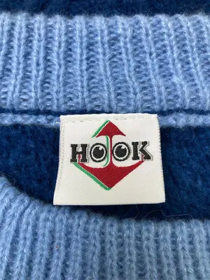 HOOK/フック/ニット/セーター/トップス/ブルー/XL