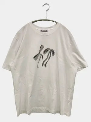 ZARA/ザラ/Tシャツ/カットソー/トップス/ホワイト/S