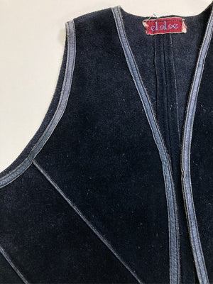 ELLE/エル/ベスト/トップス/ブラック