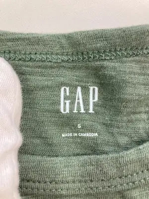 GAP/ギャップ/Tシャツ/カットソー/トップス/カーキ/S