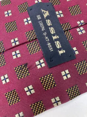 Assisi/ネクタイ/ファッション雑貨/レッド