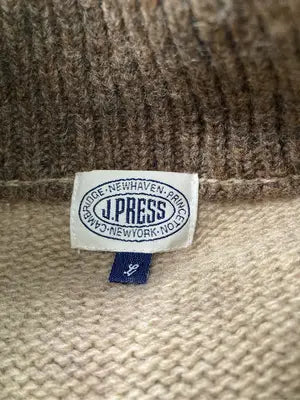J.PRESS/ジェイプレス/ニット/セーター/トップス/ベージュ/L
