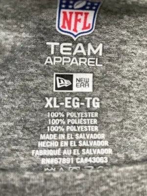 NFL TEAM APPAREL/エヌエフエルチームアパレル/Tシャツ/カットソー/トップス/グレー/XL-EG-TG