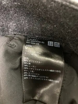 UNIQLO/ユニクロ/スラックス/パンツ/グレー/M