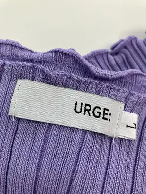 URGE:/アージ/Tシャツ/カットソー/トップス/パープル/L
